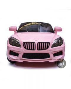 coche-electrico-para-ninos-barato-serie-5-berlina-12v-rosa