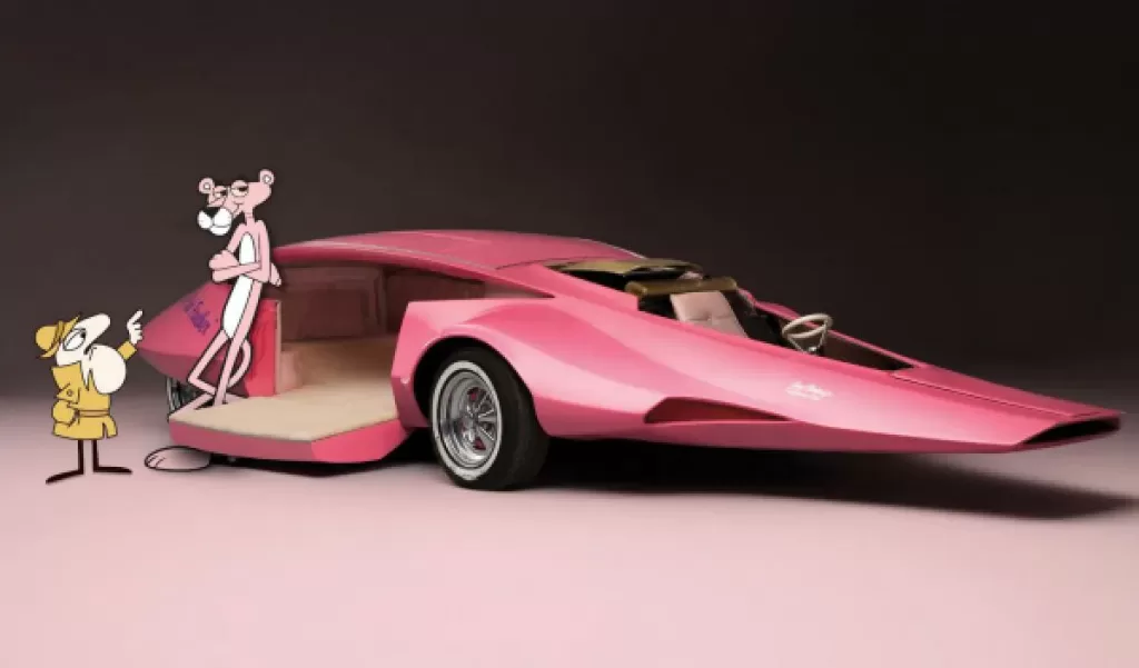 coche-pantera-rosa-dibujos-serie